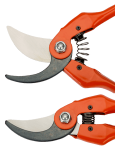 Bahco Bypass Secateurs with Stamped/Pressed Steel Handle and Straight Cutting Head  P126-22