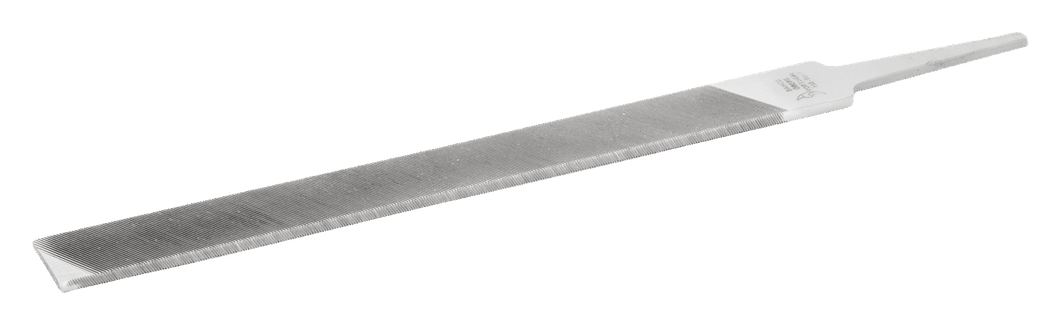 Viallan Mill Saw Files with 1 Round Edge Bastard Cut Unhandled 8