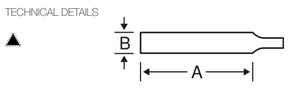 Bahco Slim Taper Saw Files Second Cut Unhandled 4-186-07-2-0 7"