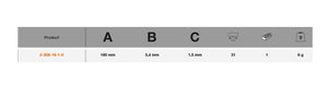 Sandvik Needle Knife Files Bastard/Second/Smooth Cut Unhandled  2-308-16-1-0 16"
