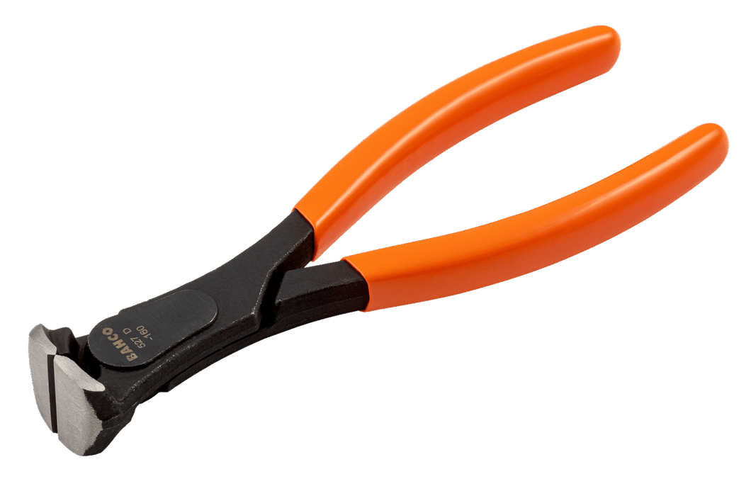 Sandvik End Cutting Pliers with PVC Handles and Phosphate Finish 527D-125