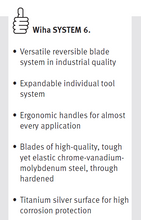 Load image into Gallery viewer, Wiha SYSTEM 6 TORX® Reversible Blade T7 T9
