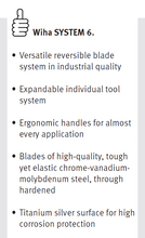Load image into Gallery viewer, Wiha SYSTEM 6 TORX® Reversible Blade T30 T40
