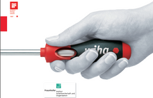 Load image into Gallery viewer, Wiha SoftFinish® Slotted Cabinet Screwdriver Round Blade - 4mm x 100mm

