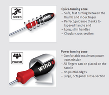 Load image into Gallery viewer, Wiha SoftFinish® Slotted Cabinet Screwdriver Round Blade - 4mm x 100mm
