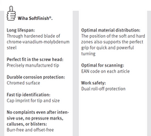 Load image into Gallery viewer, Wiha SoftFinish® Slotted Cabinet Screwdriver Round Blade - 4mm x 150mm
