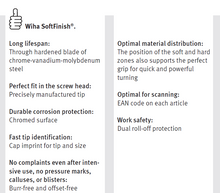 Load image into Gallery viewer, Wiha SoftFinish® Slotted Workshop Screwdriver Round Blade - 8mm x 150mm

