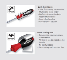 Load image into Gallery viewer, Wiha SoftFinish® Phillips Screwdriver Round Blade + PH4 x 200mm
