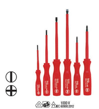 Load image into Gallery viewer, Wiha Classic Electric Slotted/Phillips Screwdriver Set 6pcs
