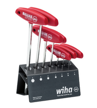 Load image into Gallery viewer, Wiha Hex Driver Set With T-Handle In Bench Stand 2-8mm 7pcs
