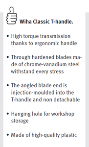 Wiha TORX® Driver With T-Handle T25