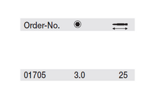 Load image into Gallery viewer, Wiha Standard Bits, Hex 3 x 25mm
