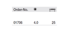 Load image into Gallery viewer, Wiha Standard Bits, Hex 4 x 25mm
