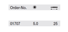 Load image into Gallery viewer, Wiha Standard Bits, Hex 5 x 25mm
