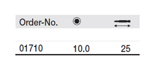 Load image into Gallery viewer, Wiha Standard Bits, Hex 10 x 25mm
