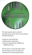 Load image into Gallery viewer, Wiha Standard Bit TORX®AutoFit Style E 6.3 T6
