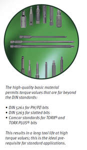 Wiha Standard Bit TORX®AutoFit Style E 6.3 T6