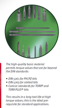Load image into Gallery viewer, Wiha Standard Bit TORX®AutoFit Style E 6.3 T7

