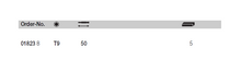 Load image into Gallery viewer, Wiha Standard Bit TORX®AutoFit Style E 6.3 T9
