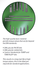 Load image into Gallery viewer, Wiha Standard Bit TORX®AutoFit Style E 6.3 T9
