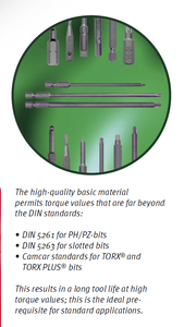 Wiha Standard Bit TORX®AutoFit Style E 6.3 T27