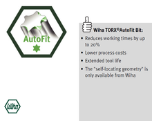 Load image into Gallery viewer, Wiha Standard Bit TORX®AutoFit Style E 6.3 T27

