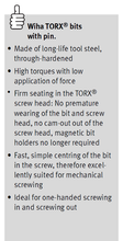 Load image into Gallery viewer, Wiha Standard Bit TORX®AutoFit Style E 6.3 T27

