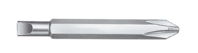Wiha Double Bit, Slotted/Phillips 1/4