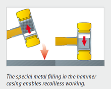 Load image into Gallery viewer, Wiha Dead-Blow Hammer With Steel Tube Shaft 50mm
