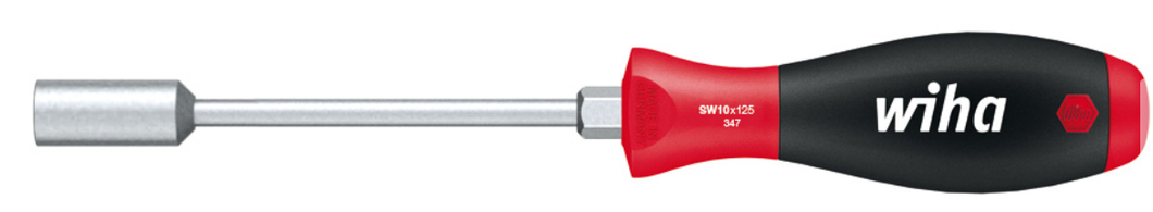 Wiha SoftFinish® Hex Nut Driver Inch Sizes Round Blade With Hex Bolster 3/8