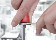 Load image into Gallery viewer, Wiha SoftFinish® Slotted Screwdriver Hex Blade With Hex Bolster Solid Steel Cap - 14mm x 250mm
