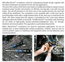 Load image into Gallery viewer, Wiha Slotted Screwdriver Hex Blade With Hex Bolster - 6.5mm x 125mm
