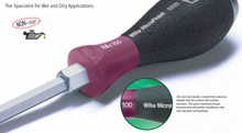 Load image into Gallery viewer, Wiha Microfinish Phillips Screwdriver Hex Blade Hex Bolster + PH2 x 100mm
