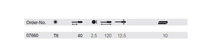Wiha Precision ESD TORX® Screwdriver T6 x 40mm