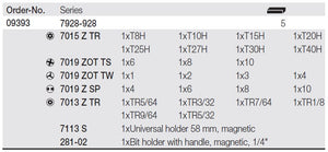 Wiha Bit Collector Security Mixed 27pcs