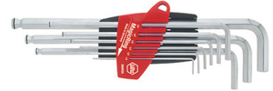 Wiha Ball End Hex L-key Set In ProStar With MagicRing® Chrome-Plated 1.5-10mm  9pcs
