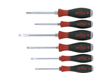Load image into Gallery viewer, Wiha Slotted Phillips Softfinish Screwdriver With Hexagonal Blade And Solid Steel Cap
