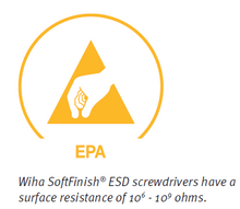 Load image into Gallery viewer, Wiha SoftFinish® ESD TORX® Screwdriver T8 x 60mm
