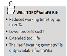 Load image into Gallery viewer, Wiha Standard Bit TORX®AutoFit Style E 6.3 T40
