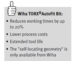 Wiha Standard Bit TORX®AutoFit Style E 6.3 T40