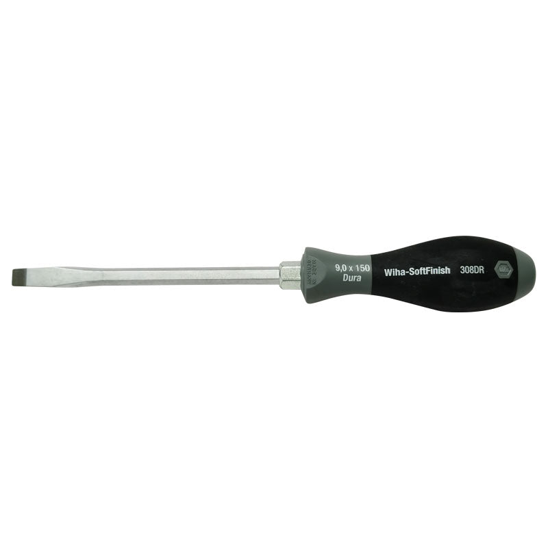 Wiha Slotted Screwdriver Tungsten Carbide Coated Dura-Tip - 9mm x 150mm