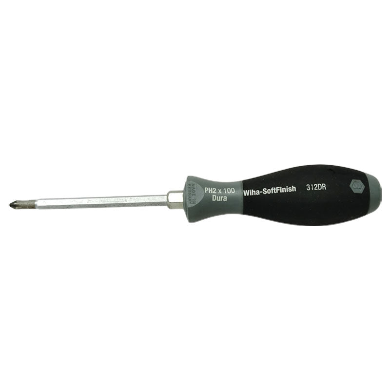 Wiha Phillips Screwdriver Tungsten Carbide Coated Dura-Tip + PH2 x 100mm