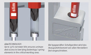 Wiha Torque Screwdriver TorqueVario®-S Electric 0.5-2Nm