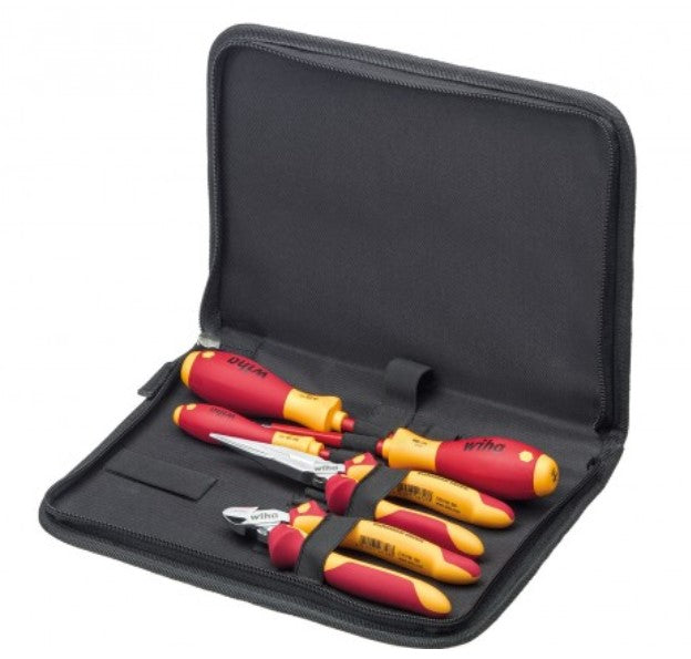 Wiha Tool Set Electrician Screwdriver Pliers Tool Case 5pcs