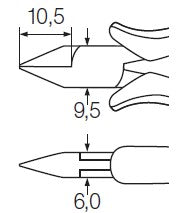 Wiha Diagonal Cutter Professional ESD 4.1/2" / 115mm