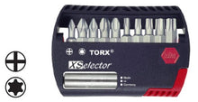Load image into Gallery viewer, Wiha XSelector Standard Phillips TORX Bits 11pcs
