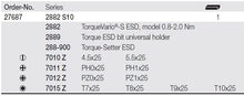 Load image into Gallery viewer, Wiha TorqueVario®-S ESD Torque Screwdriver Set 13pcs
