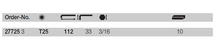 Load image into Gallery viewer, Wiha Torx L Key With MagicSpring® T25
