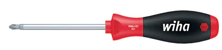Wiha SoftFinish® Phillips Screwdriver + PH1 x 100mm
