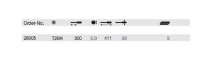 Wiha  SoftFinish® TORX® Tamper Resistant Screwdriver T20H x 300mm